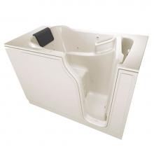 American Standard 3052.105.WRL - Gelcoat Premium Series 30 x 52 -Inch Walk-in Tub With Whirlpool System - Right-Hand Drain