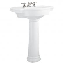 American Standard 0282800.222 - Retrospect® 8-Inch Widespread Pedestal Sink Top and Leg Combination