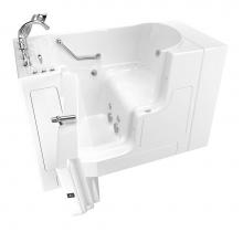 American Standard SS9OD5230LD-WH-PC - Gelcoat Premium Series 30 in. x 52 in. Outward Opening Door Walk-In Bathtub with Air Spa and Whirl