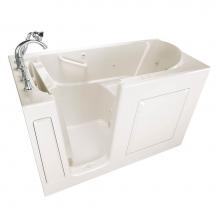 American Standard 3060.509.CLL - Gelcoat Value Series 30 x 60 -Inch Walk-in Tub With Combination Air Spa and Whirlpool Systems - Le