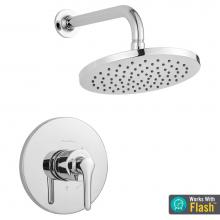 American Standard TU105507.002 - Studio® S 1.8 gpm/6.8 L/min  Shower Trim Kit With Rain Showerhead, Double Ceramic Pressure Ba