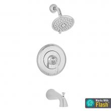 American Standard TU106508.002 - Patience® 1.8 gpm/6.6 L/min Tub and Shower Trim Kit w/Water-Saving 3-Function Showerhead, Dou