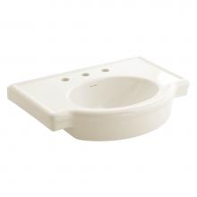 American Standard 0282008.222 - Retrospect® 8-Inch Widespread Pedestal Sink Top