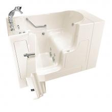 American Standard 3052OD.709.WLL-PC - Gelcoat Value Series 30 x 52 -Inch Walk-in Tub With Whirlpool System - Left-Hand Drain With Faucet