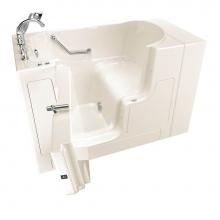 American Standard 3052OD.709.ALL-PC - Gelcoat Value Series 30 x 52 -Inch Walk-in Tub With Air Spa System - Left-Hand Drain With Faucet