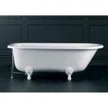 Victoria And Albert HAM-N-SW-OF + FT-HAM-PC - Hampshire freestanding tub with overflow. Polished Chrome Ball & Claw