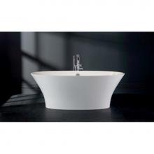 Victoria And Albert INN-N-xx-OF - ionian freestanding oval tub with overflow. Paint