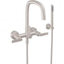 California Faucets 0806-45.20-PC - Contemporary Wall Mount Tub Filler