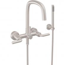 California Faucets 0806-74.20-PC - Contemporary Wall Mount Tub Filler