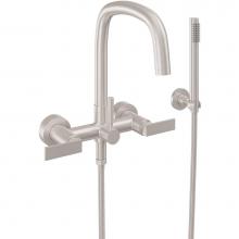 California Faucets 0806-77.20-PC - Contemporary Wall Mount Tub Filler