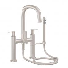 California Faucets 0808-52.20-PC - Contemporary Deck Mount Tub Filler