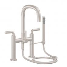 California Faucets 0808-74.20-PC - Contemporary Deck Mount Tub Filler