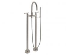 California Faucets 1106-E4.18-RBZ - Contemporary Wall Mount Tub Filler