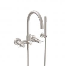 California Faucets 1106-E5.20-RBZ - Contemporary Wall Mount Tub Filler