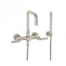 California Faucets 1206-74.18-RBZ - Contemporary Wall Mount Tub Filler