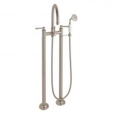 California Faucets 1303-67.18-PC - Traditional Floor Mount Tub Filler