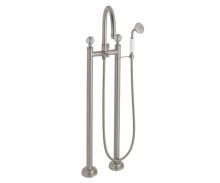 California Faucets 1303-CBALL.20-USS - Traditional Floor Mount Tub Filler