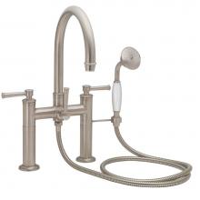 California Faucets 1308-67.18-PC - Traditional Deck Mount Tub Filler