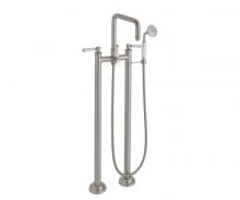 California Faucets 1403-XX.18-PC - Traditional Floor Mount Tub Filler