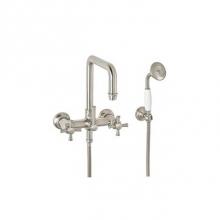 California Faucets 1406-CBALL.20-SC - Traditional WallMount Tub Filler