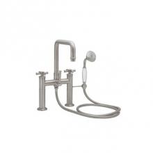 California Faucets 1408-48X.20-RBZ - Traditional Deck Mount Tub Filler