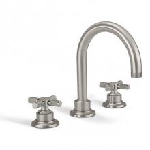 California Faucets 3102XK-RBZ - 8'' Widespread Lavatory Faucet with  Knurled Handle