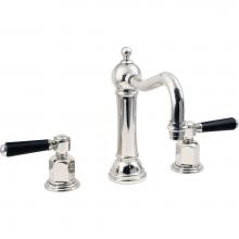 California Faucets 3302ZBF-ADC-PC - 8'' Widespread Lavatory Faucet with Completely Finished ZeroDrain