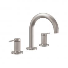 California Faucets 5202MK-RBZ - 8'' Widespread Lavatory Faucet - Medium Spout; Knurled Insert