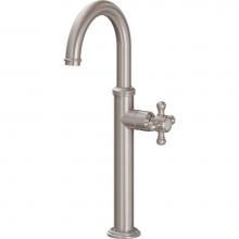 California Faucets 6009-2-PC - Single Hole Lavatory/Bar/Prep Faucet - High Spout