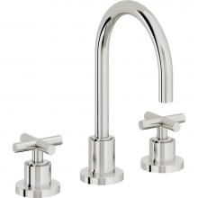 California Faucets 6502ZBF-PC - 8'' Widespread Lavatory Faucet with Completely Finished ZeroDrain