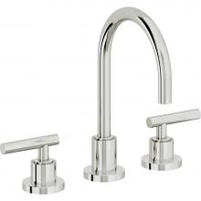 California Faucets 6602ZBF-PC - 8'' Widespread Lavatory Faucet with Completely Finished ZeroDrain