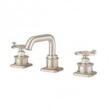 California Faucets 8502W-RBZ - Widespread Low Spout - Wheel Handle