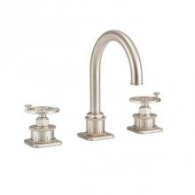 California Faucets 8602W-RBZ - Widespread High Spout - Wheel Handle