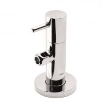 California Faucets 9004-30XK-PC - Deluxe Angle Stop With Flange And Decorative Handle