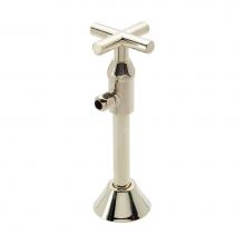 California Faucets 9005-XX-PC - Deluxe Angle Stop With Flange And Decorative Handle