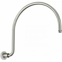 California Faucets 9107-65-PC - Curved Shower Arm - Round Base