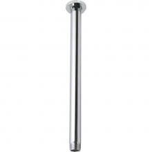 California Faucets 9116-65-18-PC - 18'' Ceiling Shower Arm - Round Base