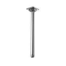 California Faucets 9116Q-C9-PC - Custom Length Ceiling Shower Arm - Custom Size less than  12'' - Quad Base