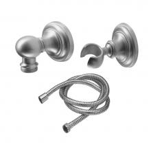 California Faucets 9125-48-MOB - Swivel Wall Mounted Handshower Kit - Concave