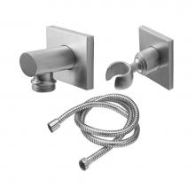 California Faucets 9125-77-MOB - Swivel Wall Mounted Handshower Kit - Square