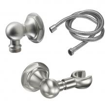 California Faucets 9125S-47-MOB - Swivel Wall Mounted Handshower Kit - Hex