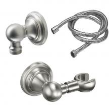 California Faucets 9125S-48-MOB - Swivel Wall Mounted Handshower Kit - Concave