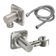 California Faucets 9125S-85-MOB - Swivel Wall Mounted Handshower Kit - Quad