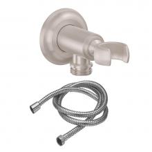 California Faucets 9126-45-PC - Wall Mounted Handshower Kit - Concave Base