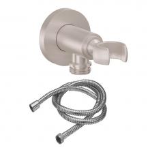 California Faucets 9126-65-PC - Wall Mounted Handshower Kit - Round Base