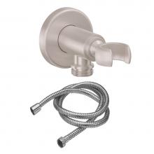 California Faucets 9126-C1-PC - Wall Mounted Handshower Kit - Round Base