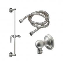 California Faucets 9127-30-MOB - Slide Bar Handshower Kit - Smooth Lever Handle with Concave with Hex Base