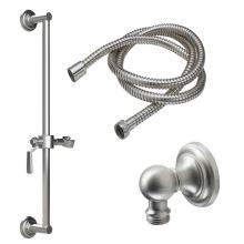 California Faucets 9127-80-MOB - Slide Bar Handshower Kit - Lever Handle - Concave with Hex Base