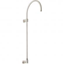 California Faucets 9150-MWHT - Exposed Shower Column - Round Base