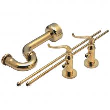 California Faucets 9832-45-MOB - Deluxe Angle Stop Kit for Pedestals